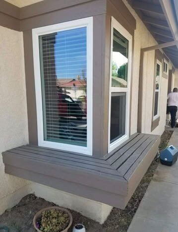 Bay window installation by NG Windows and Doors